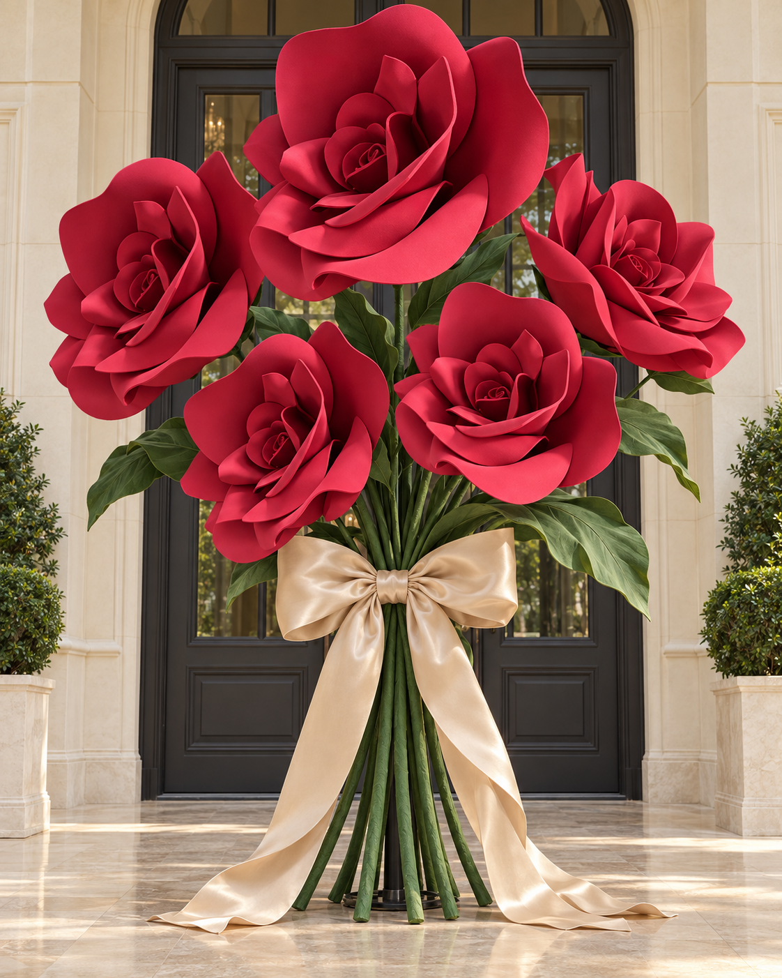 Giá bó hoa khổng lồ 20/10 handmade theo yêu cầu