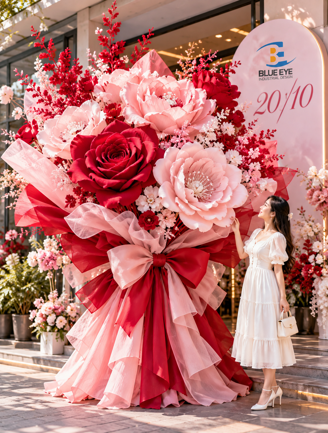 Bó hoa khổng lồ 20/10 tại TP.HCM